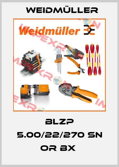 BLZP 5.00/22/270 SN OR BX  Weidmüller