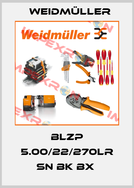 BLZP 5.00/22/270LR SN BK BX  Weidmüller