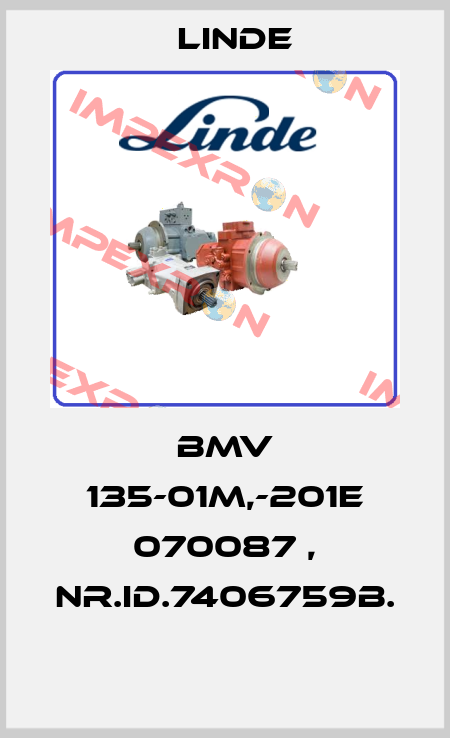 BMV 135-01M,-201E 070087 , NR.ID.7406759B.  Linde