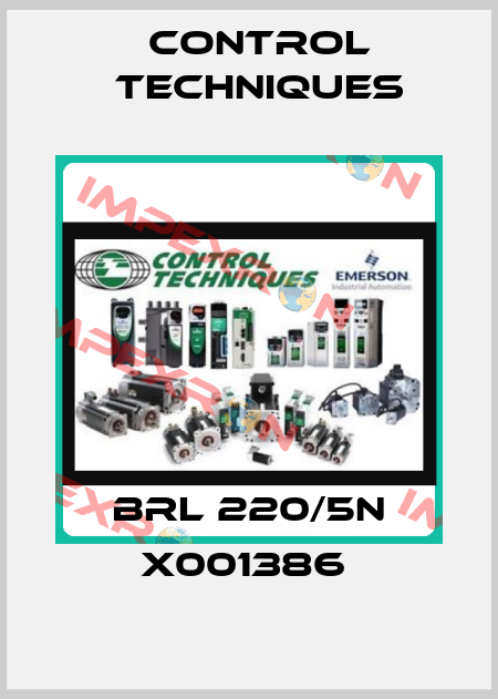 BRL 220/5N X001386  Control Techniques