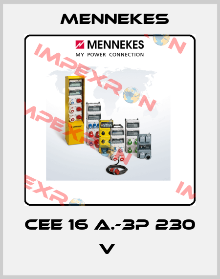 CEE 16 A.-3P 230 V  Mennekes