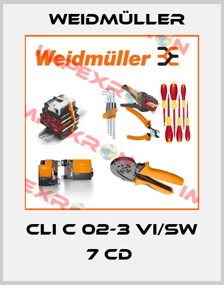 CLI C 02-3 VI/SW 7 CD  Weidmüller