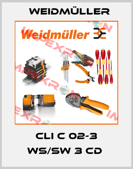 CLI C 02-3 WS/SW 3 CD  Weidmüller