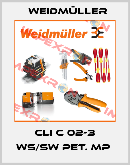 CLI C 02-3 WS/SW PET. MP  Weidmüller