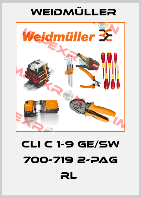 CLI C 1-9 GE/SW 700-719 2-PAG RL  Weidmüller