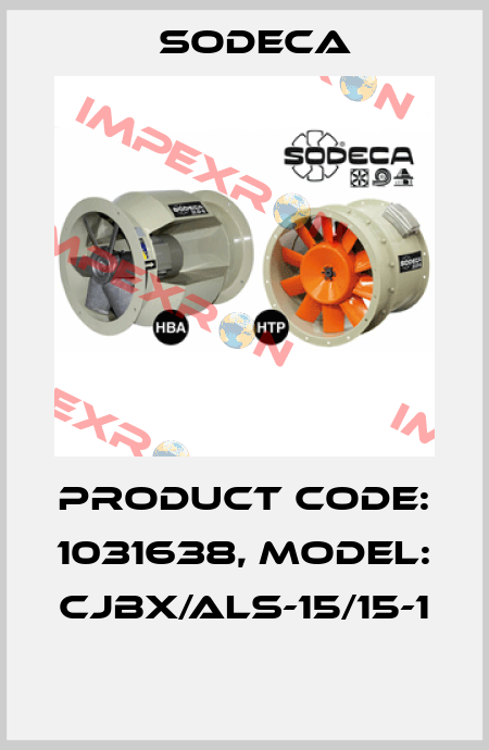 Product Code: 1031638, Model: CJBX/ALS-15/15-1  Sodeca