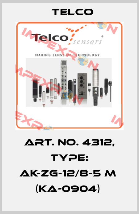 Art. No. 4312, Type: AK-ZG-12/8-5 m  (KA-0904)  Telco