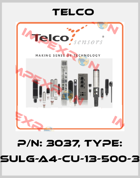 P/N: 3037, Type: SULG-A4-CU-13-500-3 Telco