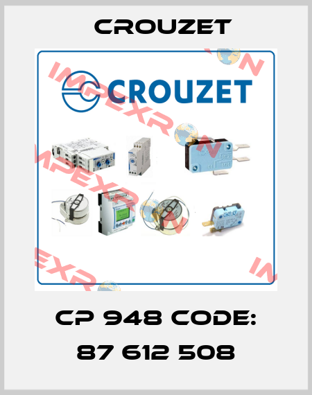 CP 948 Code: 87 612 508 Crouzet