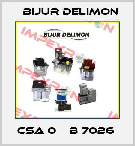 CSA 0    B 7026  Bijur Delimon