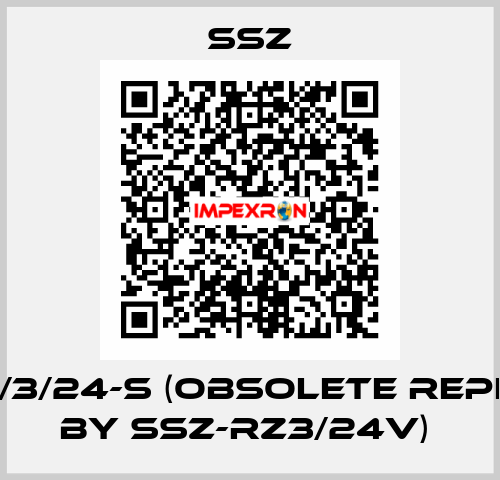 CVS/N/3/24-S (Obsolete replaced by SSZ-RZ3/24V)  Ssz