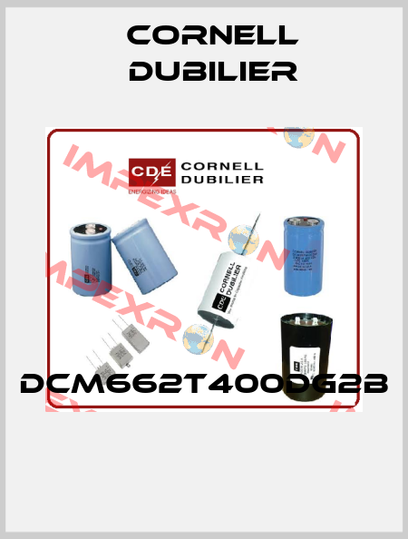DCM662T400DG2B  Cornell Dubilier