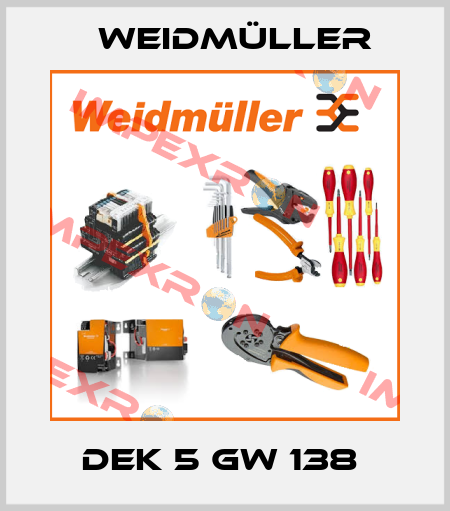 DEK 5 GW 138  Weidmüller