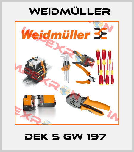 DEK 5 GW 197  Weidmüller