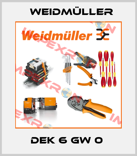 DEK 6 GW 0  Weidmüller