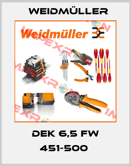 DEK 6,5 FW 451-500  Weidmüller