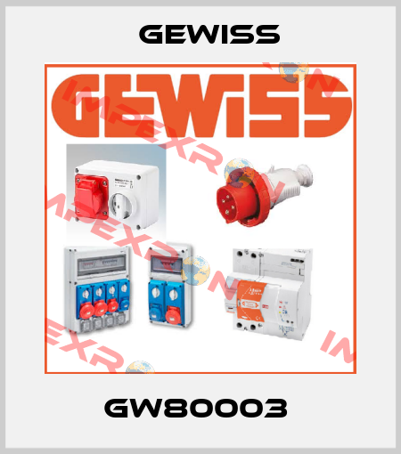 GW80003  Gewiss