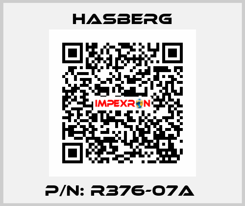 P/N: R376-07A  Hasberg