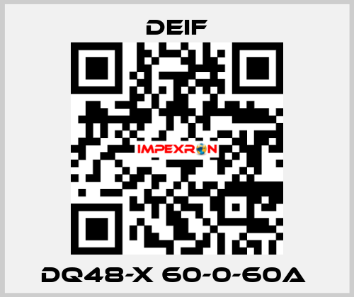 DQ48-X 60-0-60A  Deif