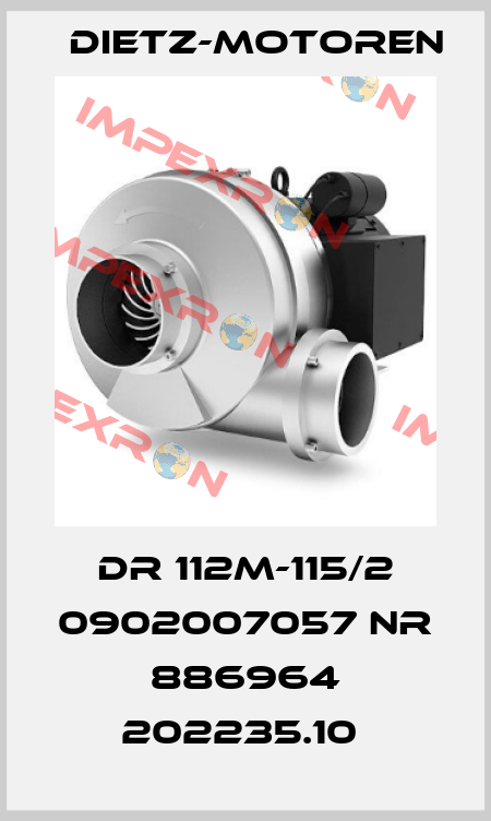 dr 112M-115/2 0902007057 nr 886964 202235.10  Dietz-Motoren