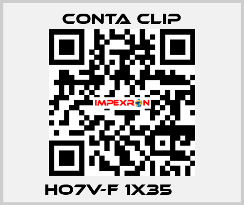 HO7V-F 1X35      Conta Clip