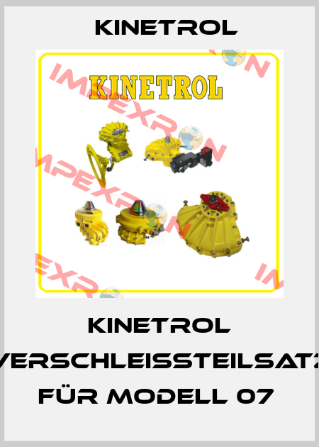 Kinetrol Verschleißteilsatz für Modell 07  Kinetrol