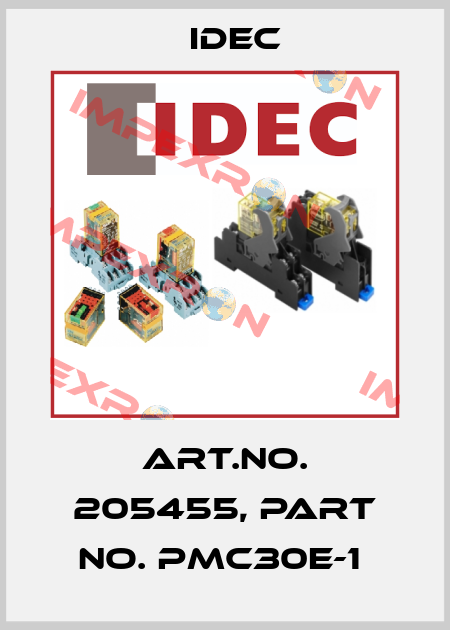 Art.No. 205455, Part No. PMC30E-1  Idec