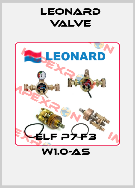 ELF P7 F3  W1.0-AS  LEONARD VALVE