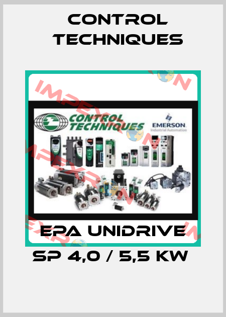 EPA UNIDRIVE SP 4,0 / 5,5 KW  Control Techniques