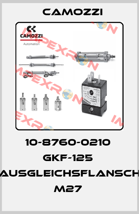 10-8760-0210  GKF-125  AUSGLEICHSFLANSCH M27  Camozzi