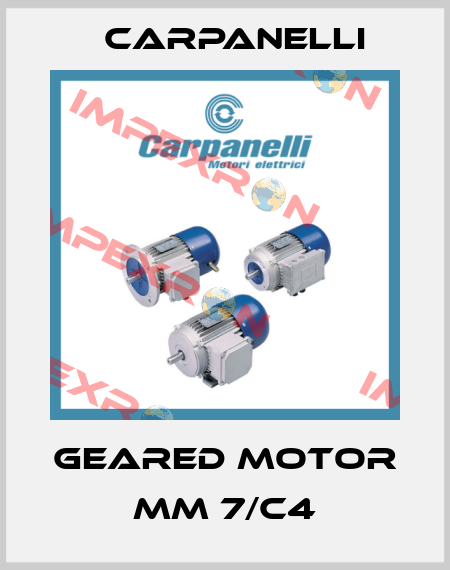 GEARED MOTOR MM 7/C4 Carpanelli