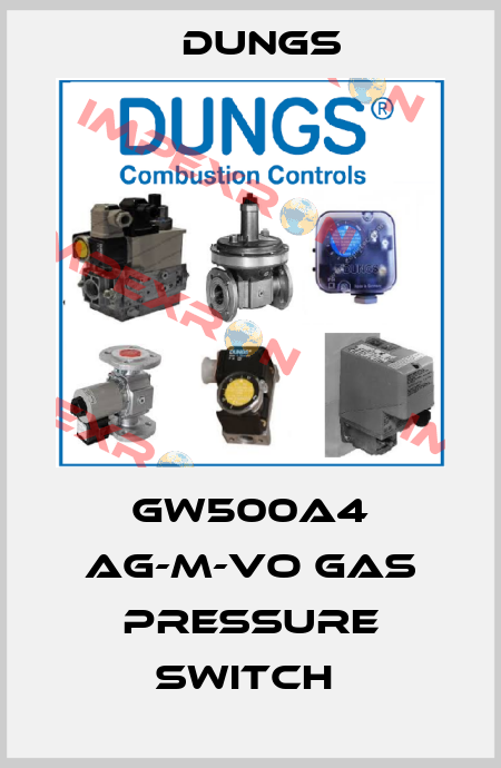 GW500A4 AG-M-VO GAS PRESSURE SWITCH  Dungs