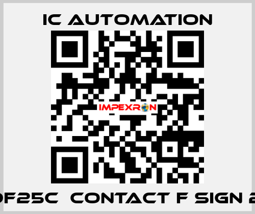 H19F25C  Contact F sign 2,5  ic automation