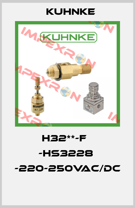 H32**-F   -HS3228  -220-250VAC/DC  Kuhnke