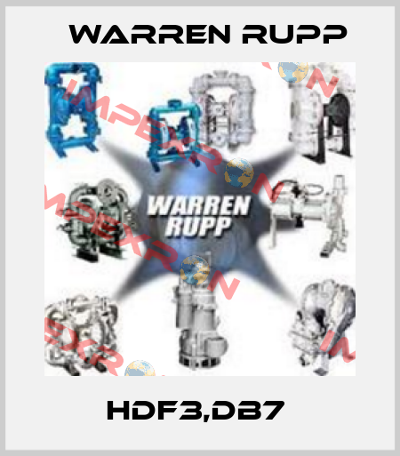 HDF3,DB7  Warren Rupp
