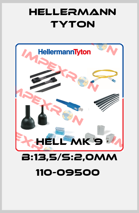 HELL MK 9 B:13,5/S:2,0mm 110-09500  Hellermann Tyton