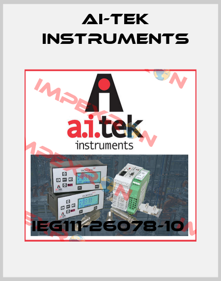 IEG111-26078-10  AI-Tek Instruments