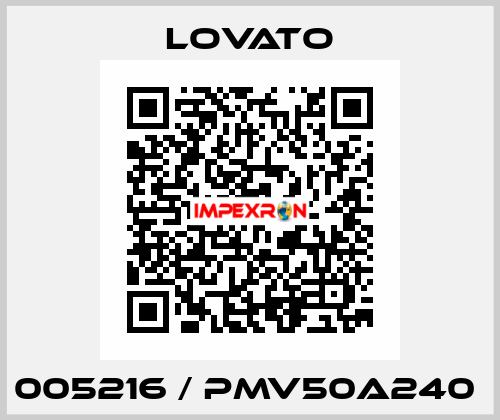 005216 / PMV50A240  Lovato