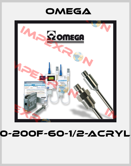 J-0-200F-60-1/2-ACRYLIC  Omega