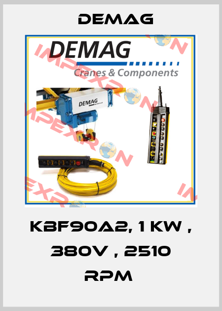 KBF90A2, 1 KW , 380V , 2510 RPM  Demag