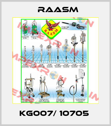 KG007/ 10705  Raasm
