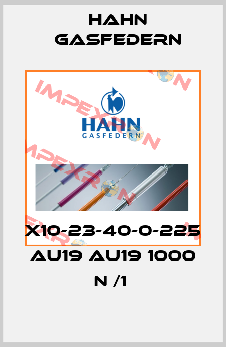 X10-23-40-0-225 AU19 AU19 1000 N /1  Hahn Gasfedern