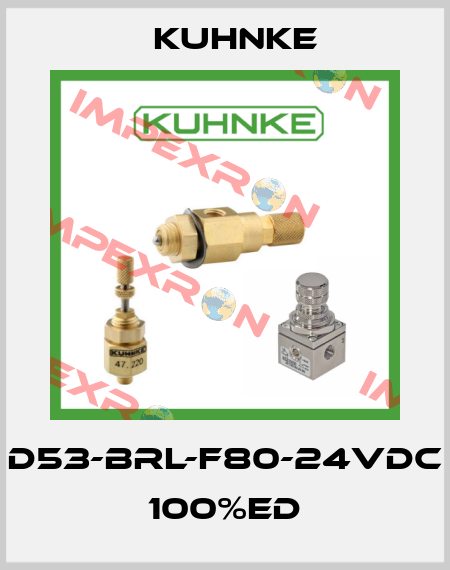 D53-BRL-F80-24VDC 100%ED Kuhnke