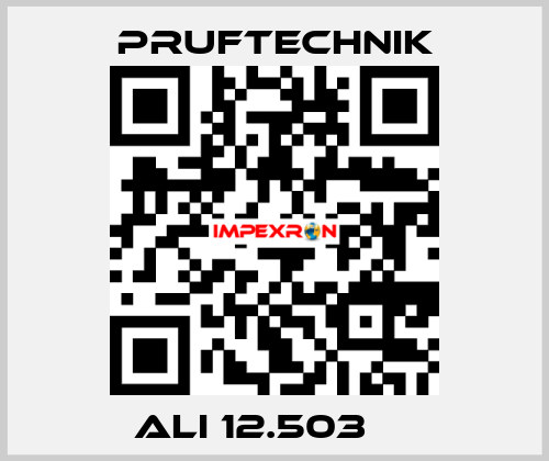  ALI 12.503     Pruftechnik