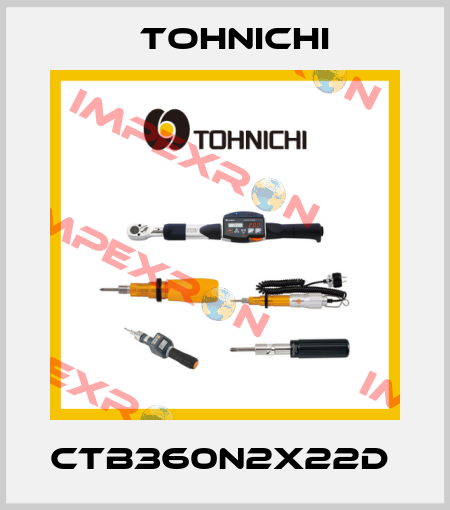 CTB360N2X22D  Tohnichi