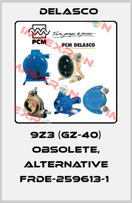 9Z3 (GZ-40) obsolete, alternative FRDE-259613-1  Delasco