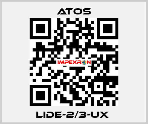 LIDE-2/3-UX  Atos