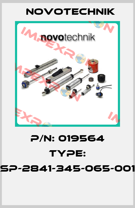 P/N: 019564 Type: SP-2841-345-065-001  Novotechnik