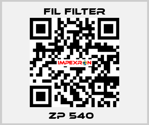 ZP 540   Fil Filter