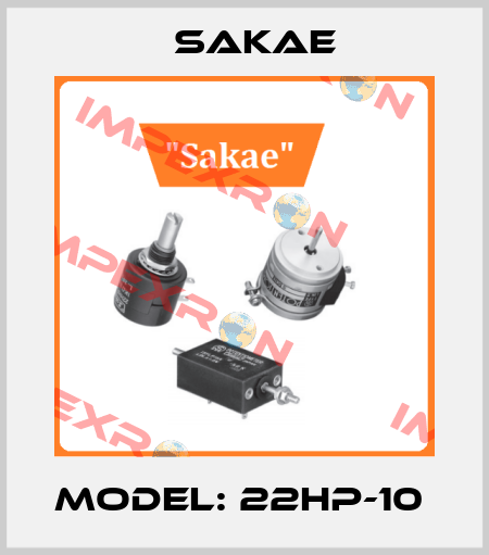 Model: 22HP-10  Sakae